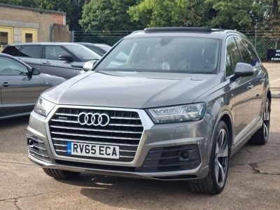 Grey Used 2015 Audi Q7 S-Line SUV | £18,990 (Fair price)