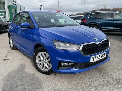 Used Skoda Fabia Comfort 59 HP (43 kW) 2022 Blue Hatchback