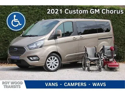 Used Ford Tourneo Custom 130 HP (95 kW) 2021 Silver Van
