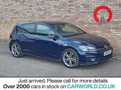 Used VW Golf VII R-line 150 HP (110 kW) 2019 Blue Hatchback
