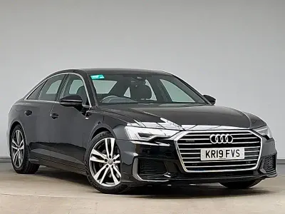 Used Audi A6 S-Line 286 HP (210 kW) 2019 Black Sedan