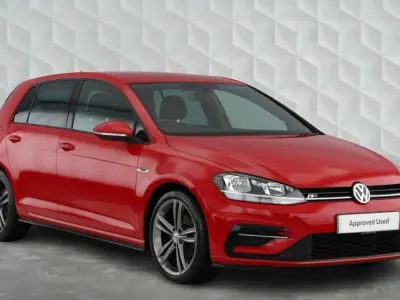 Used VW Golf VII R-line 150 HP (110 kW) 2018 Red Hatchback