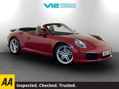 Used Porsche 911 Carrera Cabriolet 2017 Red Cabriolet