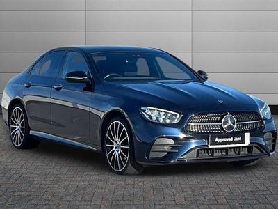 Used Mercedes E300 AMG line 265 HP (194 kW) 2023 Nautic blue Sedan