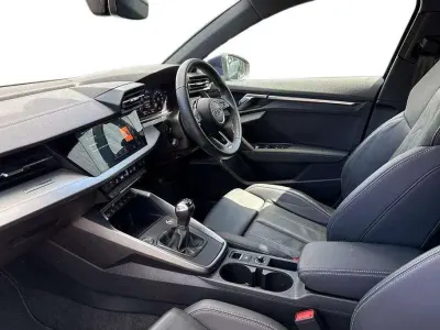 Used Audi A3 S-Line 108 HP (79 kW) 2023 Blue Sedan