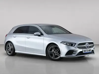 Used Mercedes A200 AMG line 163 HP (119 kW) 2020 Silver Hatchback