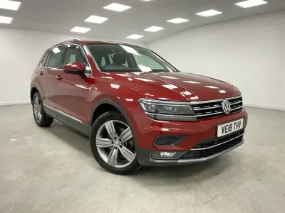 Używany VW Tiguan SEL 2018 Czerwony SUV