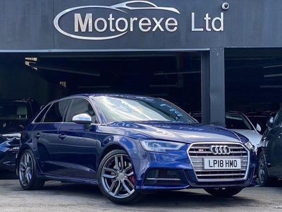 Used Audi S3 Sportback Advanced 2018 Blue Hatchback