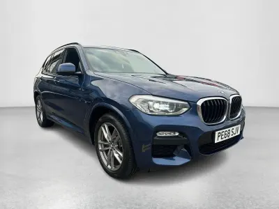 Begagnad BMW X3 M Sport 190 HK (139 kW) 2018 Blå SUV
