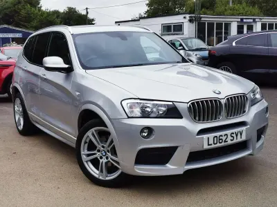 Used BMW X3 M Sport 258 HP (189 kW) 2013 Silver SUV