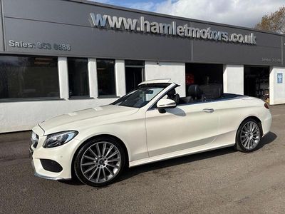 Used Mercedes C300 AMG Line Premium Plus 2018 White Cabriolet