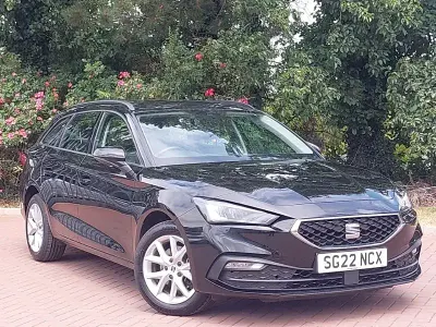 Used Seat Leon SE 130 HP (95 kW) 2022 Black Estate