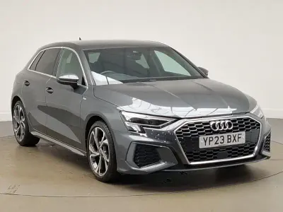 Used Audi A3 S-Line 110 HP (80 kW) 2023 Grey Sedan