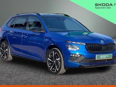 Used Skoda Kamiq Monte Carlo 110 HP (80 kW) 2025 Race blue metallic SUV