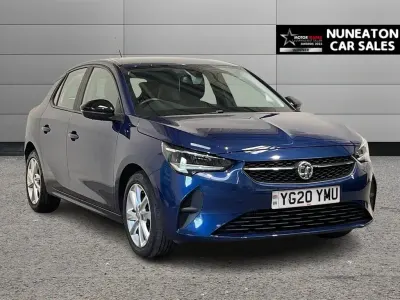 Used Vauxhall Corsa S 100 HP (73 kW) 2020 Blue Hatchback