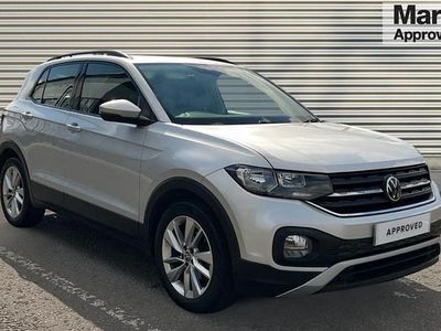 Usado VW T-Cross SE 110 CV (80 kW) 2021 Plateado SUV