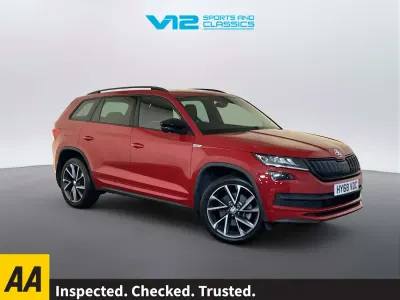 Used Skoda Kodiaq SportLine 2019 Red SUV