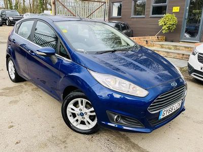 Used Ford Fiesta Zetec 2016 Blue Hatchback