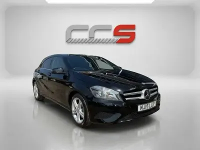 Used Mercedes A180 Sport Edition 109 HP (80 kW) 2015 Black Hatchback