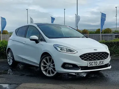 Używany Ford Fiesta Vignale 125 KM (91 kW) 2021 Biały Hatchback