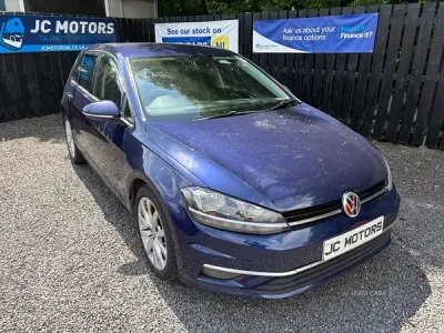Used VW Golf VII GT 150 HP (110 kW) 2017 Blue Hatchback