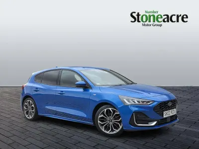 Used Ford Focus ST-Line 125 HP (91 kW) 2022 Blue Hatchback