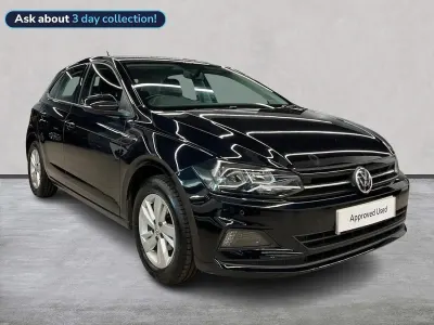 Used VW Polo SE 95 HP (69 kW) 2018 Black Hatchback