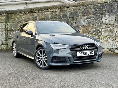 Used Audi A3 Black Edition 150 HP (110 kW) 2018 Grey Sedan