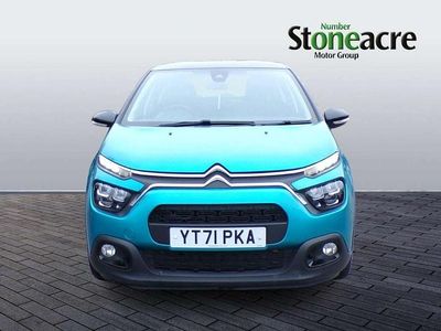 Used Citroën C3 PureTech 83 HP (61 kW) 2021 Blue Hatchback