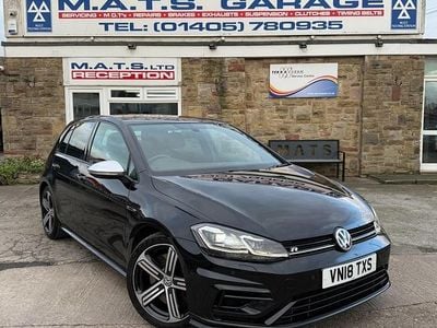 Black Used 2018 VW Golf VII R Hatchback | £19,495 (Fair price)