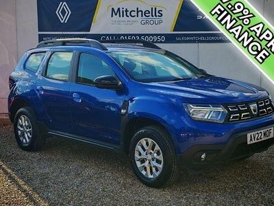 Blue Used 2022 Dacia Duster Comfort SUV | £14,495 (Fair price)