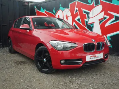 Used BMW 116 Sport Line 116 HP (85 kW) 2014 Red Hatchback