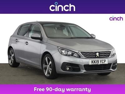Grey Used 2019 Peugeot 308 Allure Hatchback | £7,749 (Fair price)