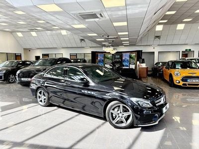 Used Mercedes C220 AMG line 170 HP (125 kW) 2015 Black Sedan