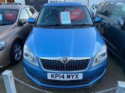 Used Skoda Fabia SE 2014 Blue Hatchback