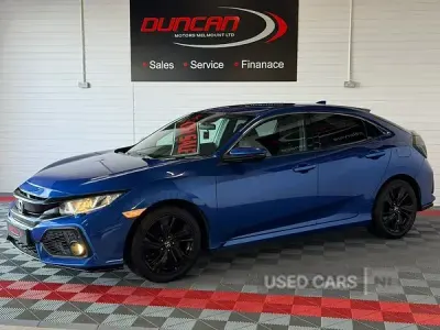 Używany Honda Civic SR 120 KM (88 kW) 2018 Niebieski Hatchback