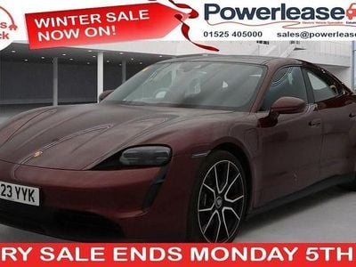 Red Used 2023 Porsche Taycan Performance Package Sedan | £46,944 (Super price)