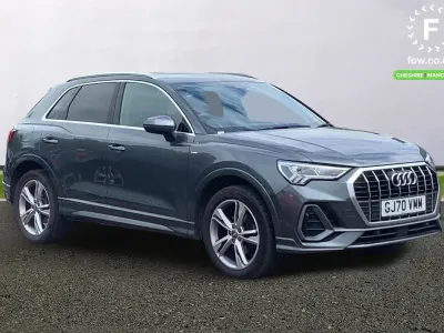 Używany Audi Q3 S-Line 150 KM (110 kW) 2020 Szary SUV