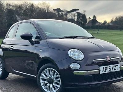 Used Fiat 500 Pop Star 69 HP (50 kW) 2015 Mauve/purple Hatchback