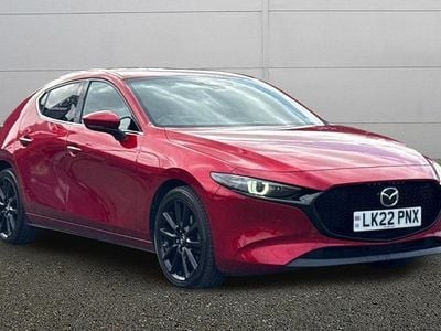 Begagnad Mazda 3 Inclusive 186 HK (136 kW) 2022 Röd Halvkombi