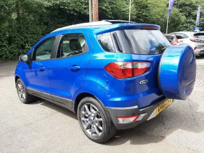 Used Ford Ecosport Titanium 125 HP (91 kW) 2016 Kinetic blue SUV
