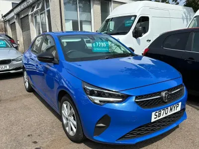 Used Vauxhall Corsa 75 HP (55 kW) 2020 Blue Hatchback