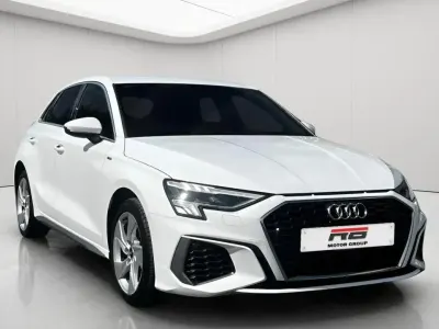 Used Audi A3 e-tron S-Line 2022 White Hatchback
