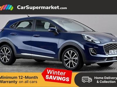 Blue Used 2022 Ford Puma Titanium Hatchback | £14,497 (Good price)