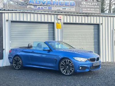 Begagnad BMW 420 M Sport 2015 Blå Cab