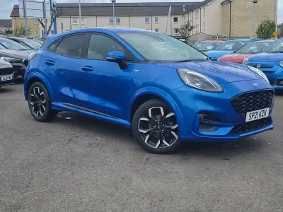Usado Ford Puma ST-Line X 125 CV (91 kW) 2021 Azul SUV