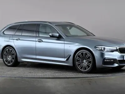 Usado BMW 525 M Sport 231 CV (169 kW) 2018 Azul Familiar