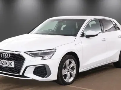Used Audi A3 Sportback S-Line 204 HP (150 kW) 2021 White Hatchback