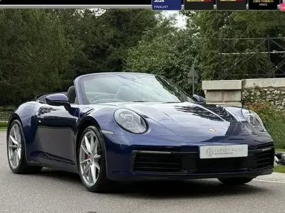 Used Porsche 992 450 HP (330 kW) 2019 Blue Cabriolet