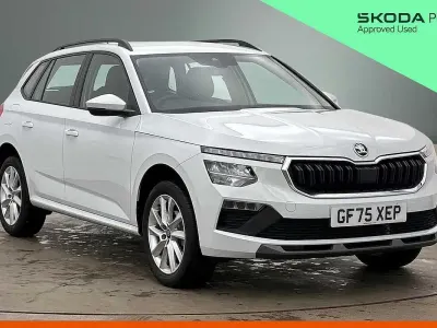 Used Skoda Kamiq SE 85 HP (62 kW) 2025 Moon white metallic SUV